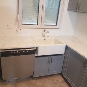 Kuhinja od mermera carrara Kamenorezac Anastasijevic i sinovi