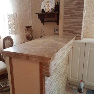 Kuhinja od mermera emperador light kamenorezac Anastasijevic i sinovi 1