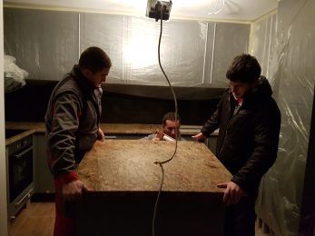 Montaza kuhinje od granita