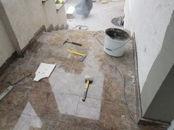 Montaza stepenica i podesta od granita