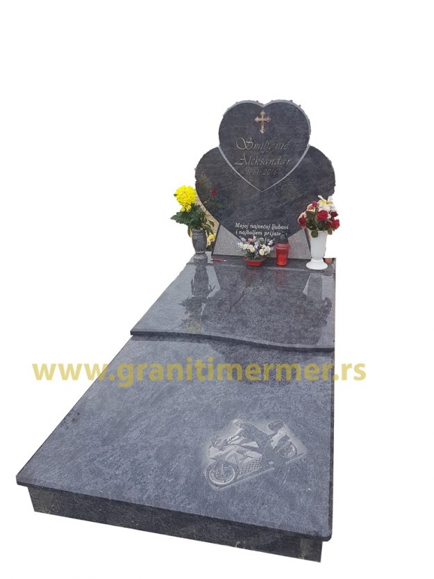 Spomenik Visage Blue granit Beograd Kamenorezac- Anastaijevic i sinovi 1