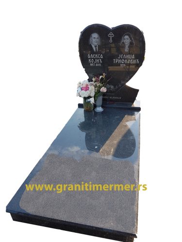 Spomenik u obliku srca Granit - Kamenorezac Anastasijevic