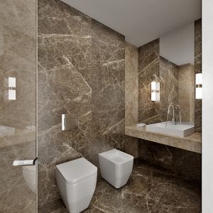 Model kupatila kombinacija Mermera Emperador dark i emperador light 3