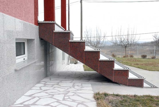 stepenice od granita i mermera kamenorezac Anastasijevic i sinovi Surcin Beograd